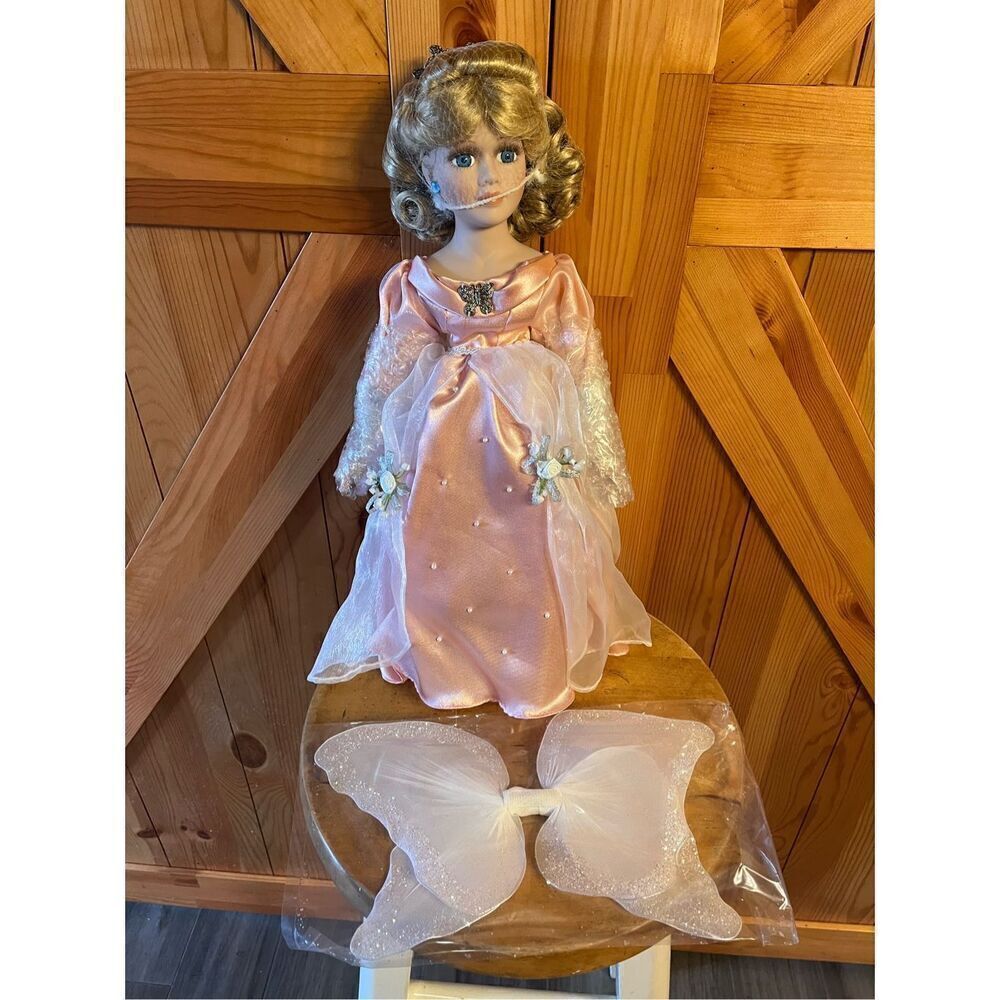 Heritage Signature Collection Porcelain Doll Butterfly Princess  nib